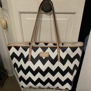 Kate Spade chevron shoulder bag